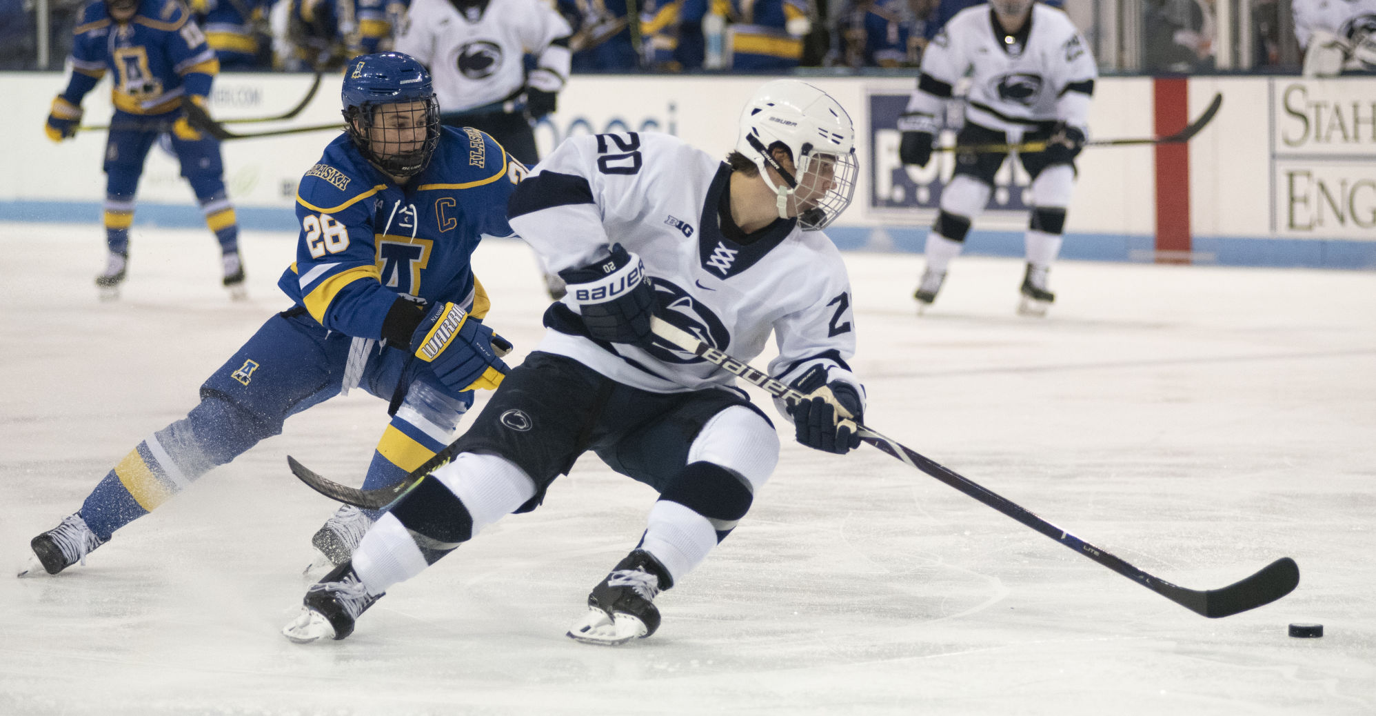 Men's hockey vs. Alaska-Fairbanks, Talvitie (20)